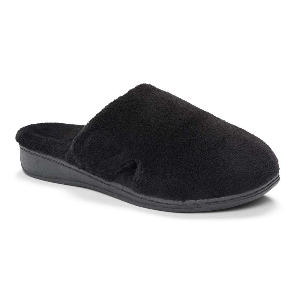 Gemma Mule Slippers - Black