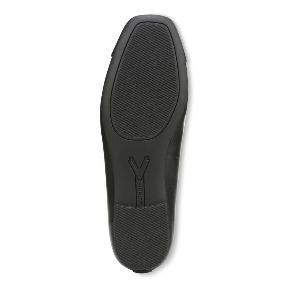 Klara Flat - Black Leather