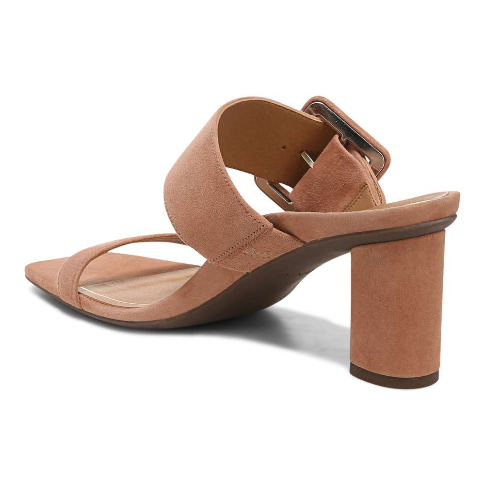 Brookell Heeled Sandal - Macaroon