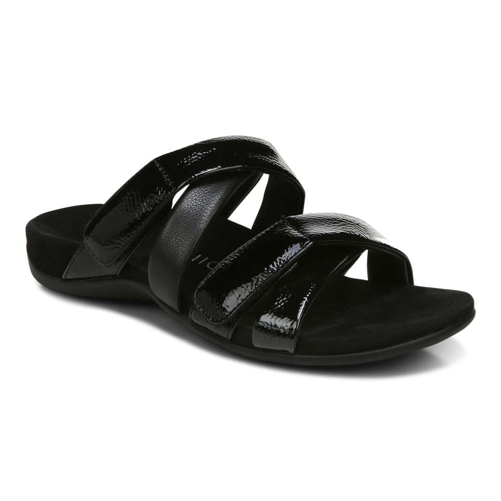 Hadlie Slide Sandal - Black