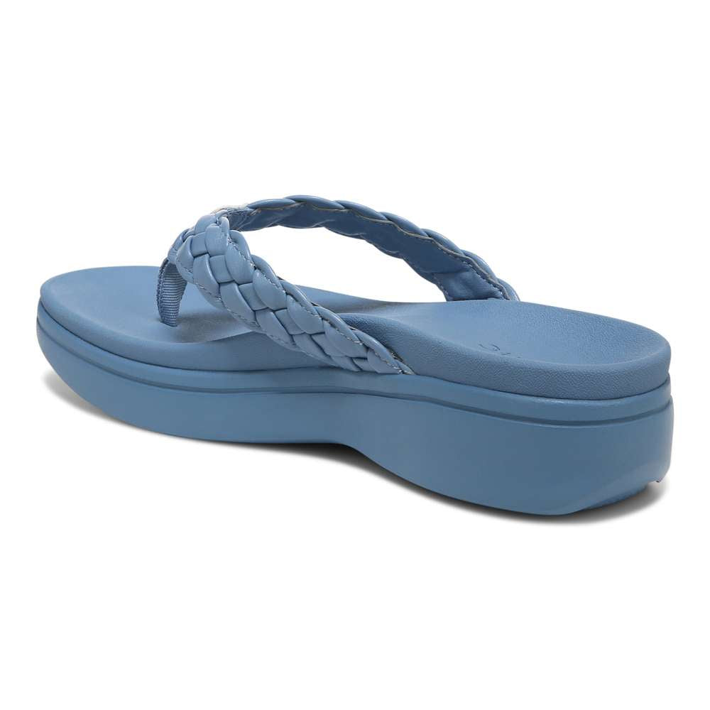 Kenji Platform Sandal - Blue