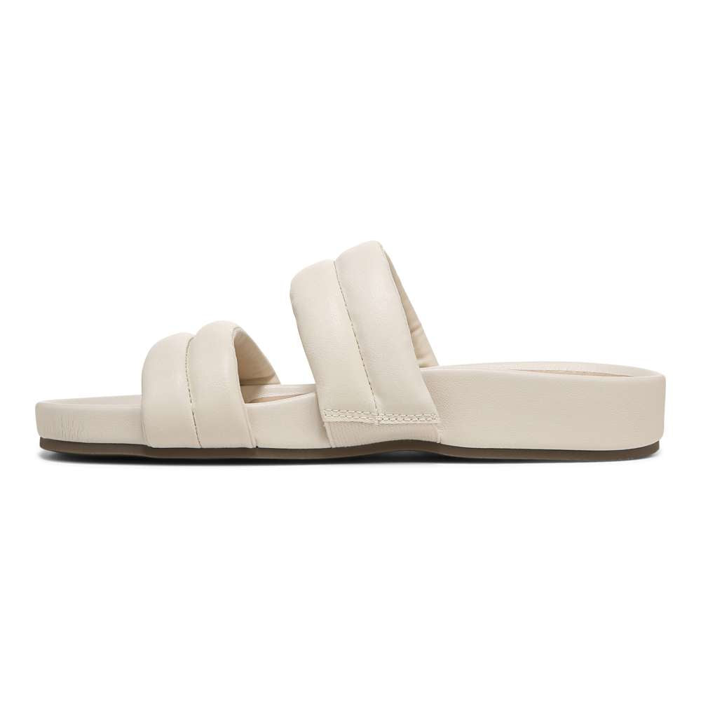 Mayla Slide Sandal - Cream