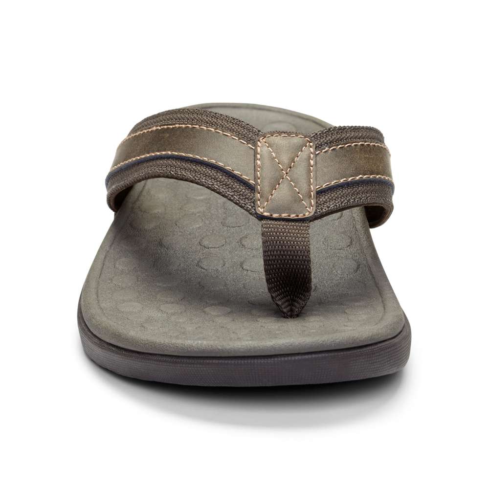 Men's Tide Toe Post Sandal - Brown