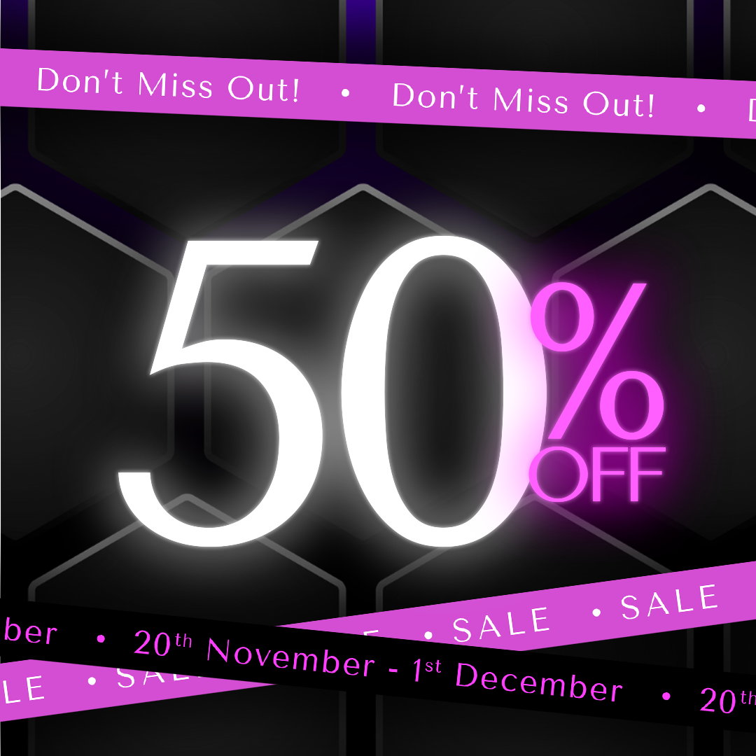 Black Friday - 50% OFF