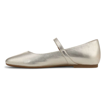 Alameda Mary Jane Flat - Gold
