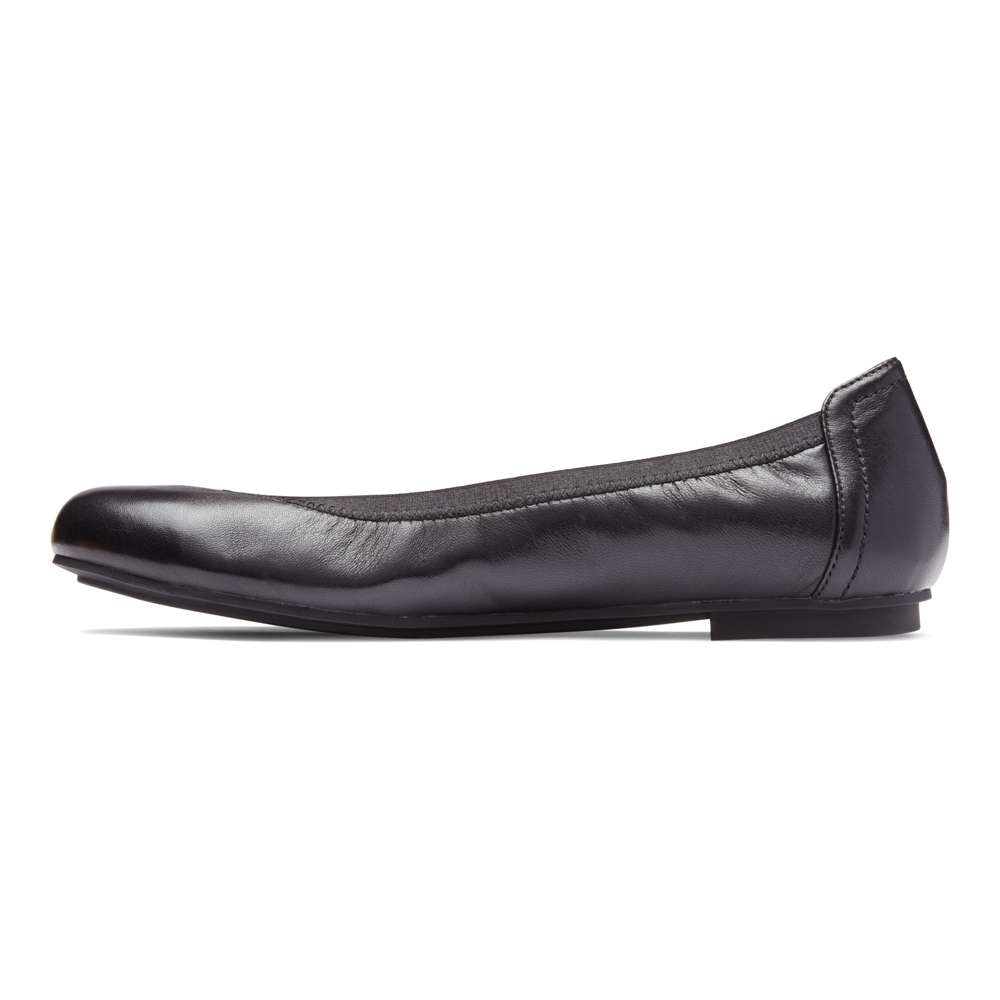 Caroll Ballet Flat - Black Nappa