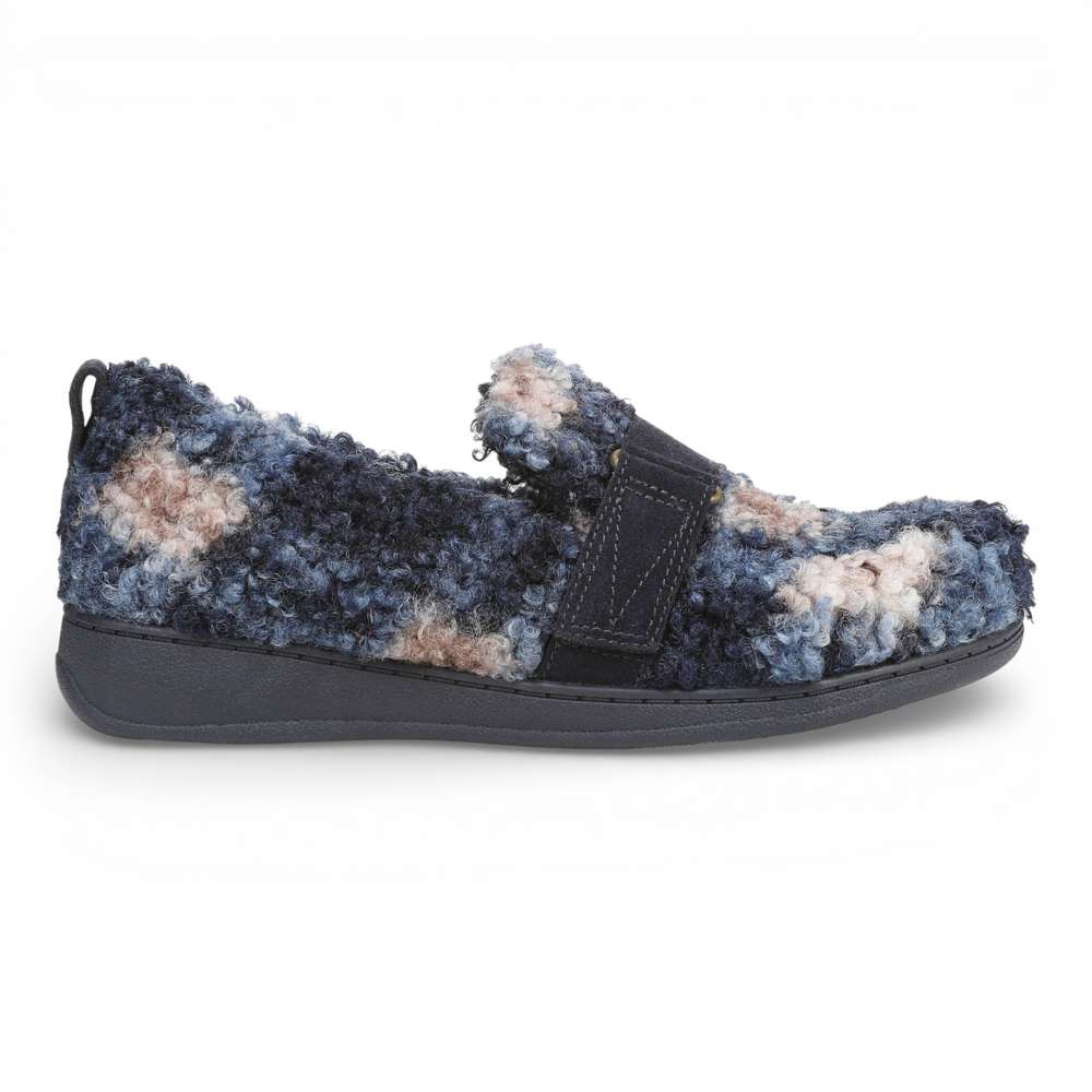 Imogen Slipper - Navy Multi