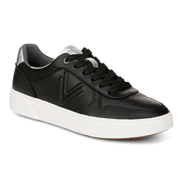 Kimmie Court Sneaker - Black Silver