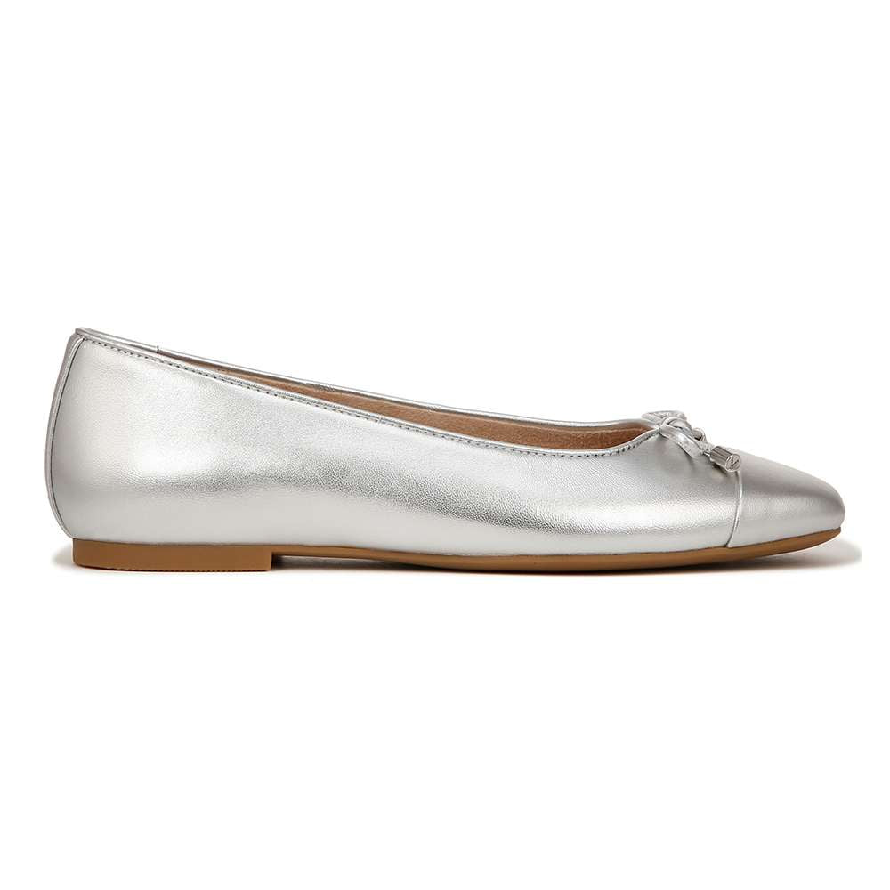 Klara Ballet Flat - Silver Leather
