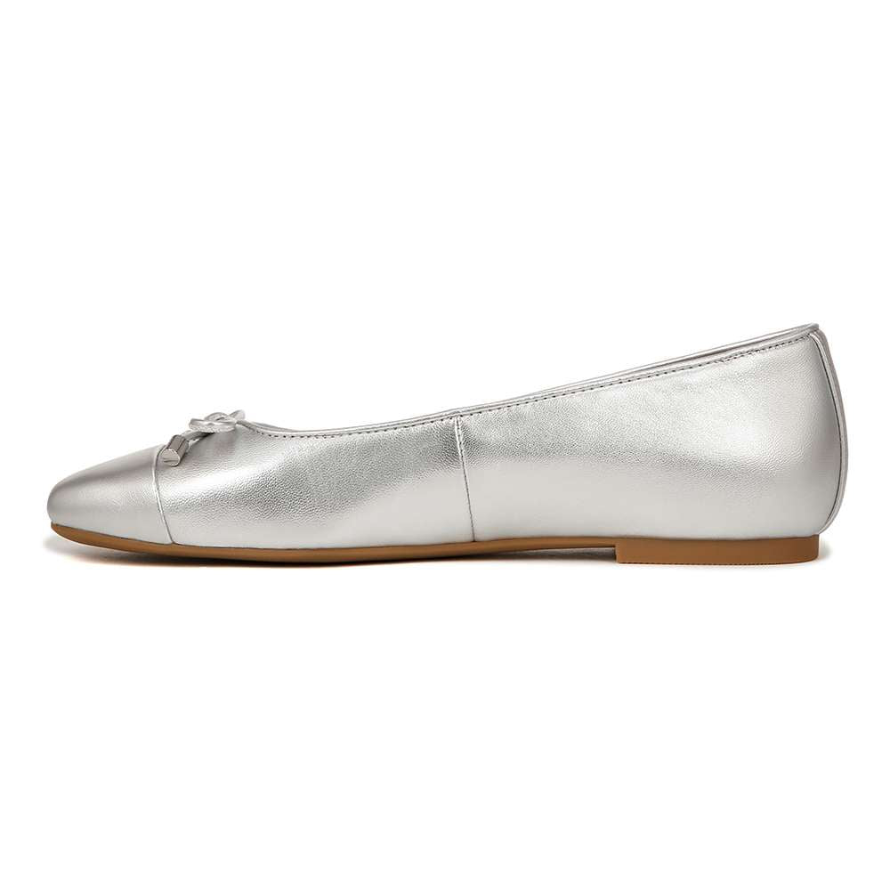 Klara Ballet Flat - Silver Leather