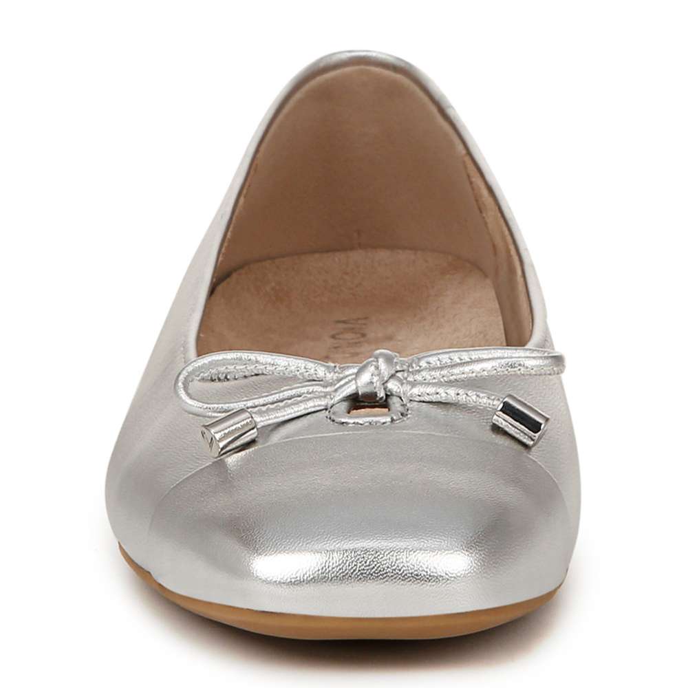 Klara Ballet Flat - Silver Leather
