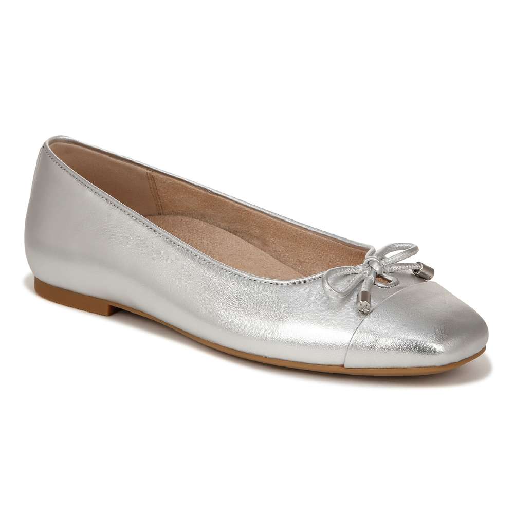 Klara Ballet Flat - Silver Leather