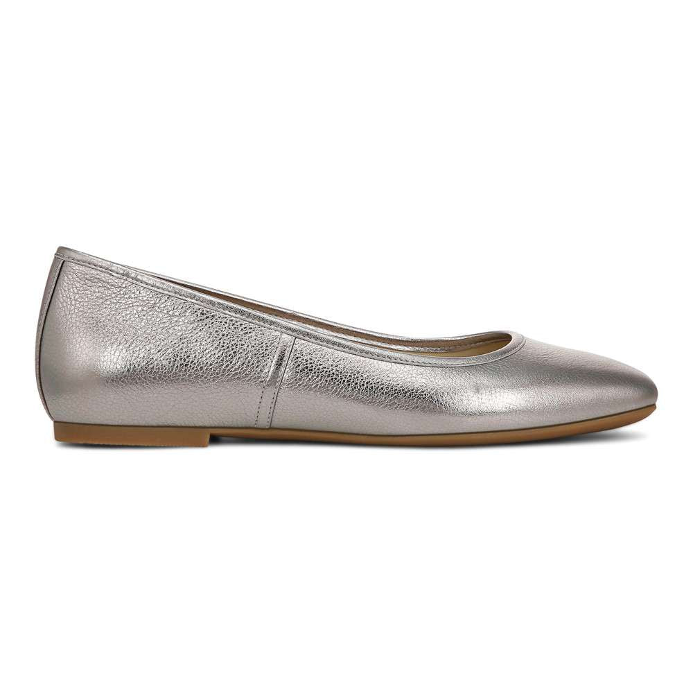 Orinda Ballet Flat - Pewter Metallic