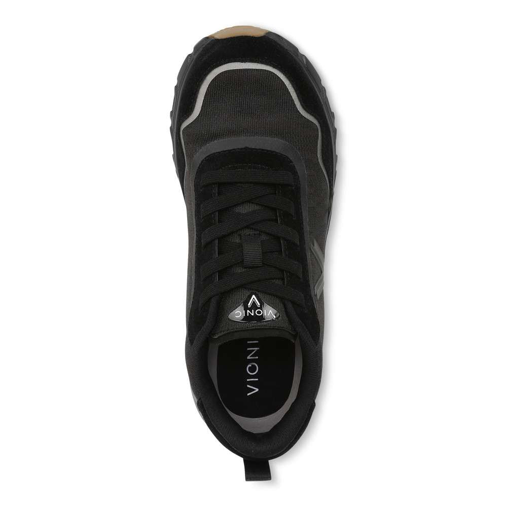 Presley Lace-Up Sneaker - Black