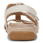 Amber Pearl Adjustable Sandal - Cream