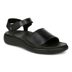 Awaken Recovery Sandal - Black Leather
