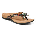 Bella Toe Post Sandal - Black Tropical