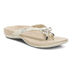 Bella Toe Post Sandal - Cream Botanical