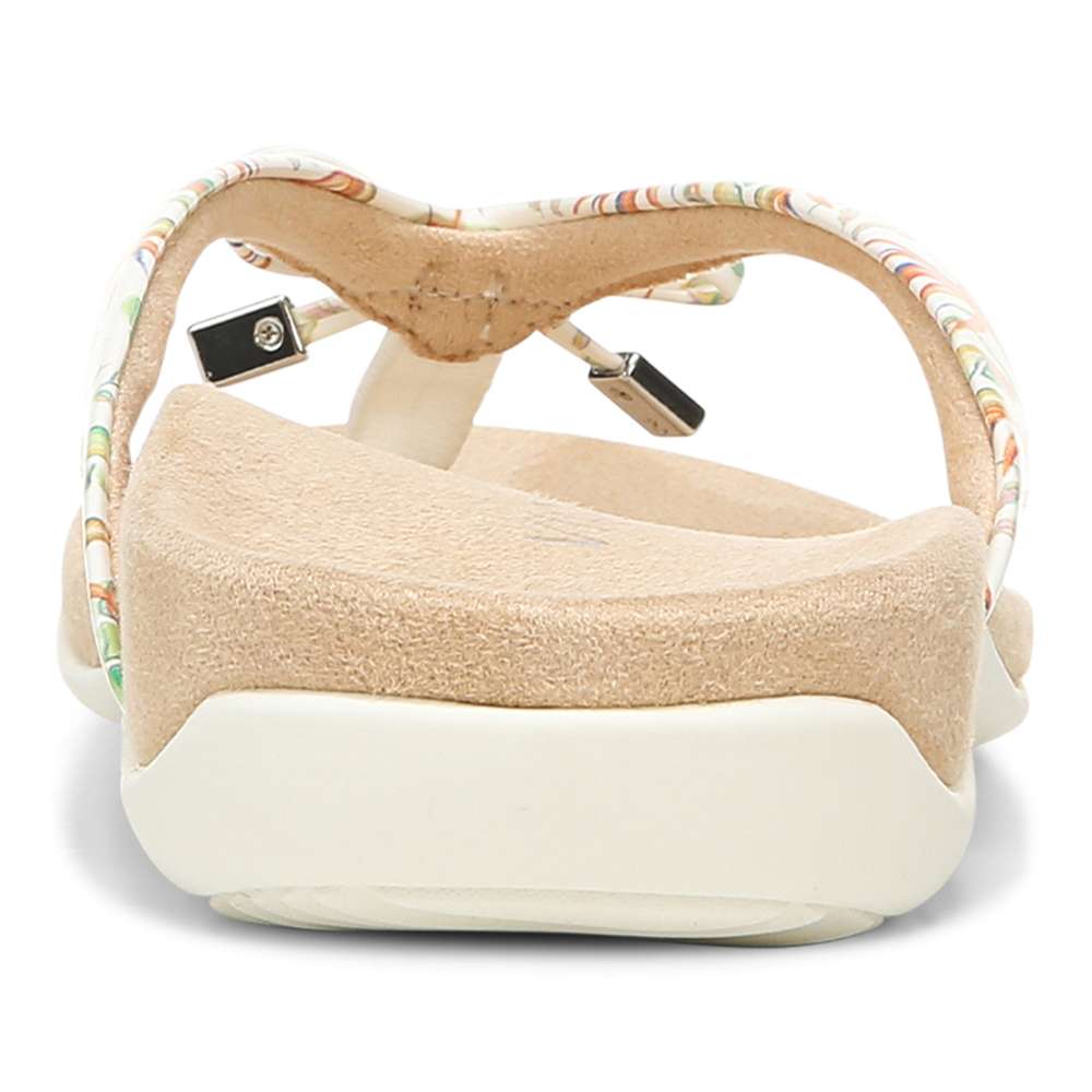 Bella Toe Post Sandal - Marshmallow Tropical