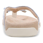 Bella Toe Post Sandal - White Tile