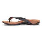 Bella Toe Post Sandal - Black Woven