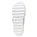 Brandie Flatform Slide - Aqua Metallic