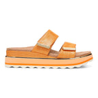 Brandie Flatform Slide Sandal - Marmalade Metallic