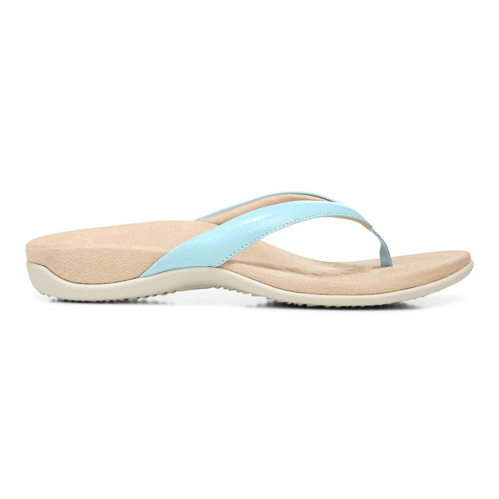 Dillon Toe Post Sandal - Porcelain Blue