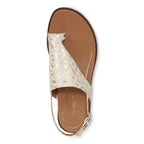 Ella Sandal - White Leopard