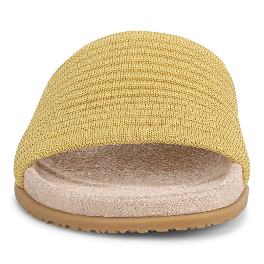 Evie Knit Slide - Dijon