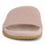 Evie Knit Slide - Tan/Gold