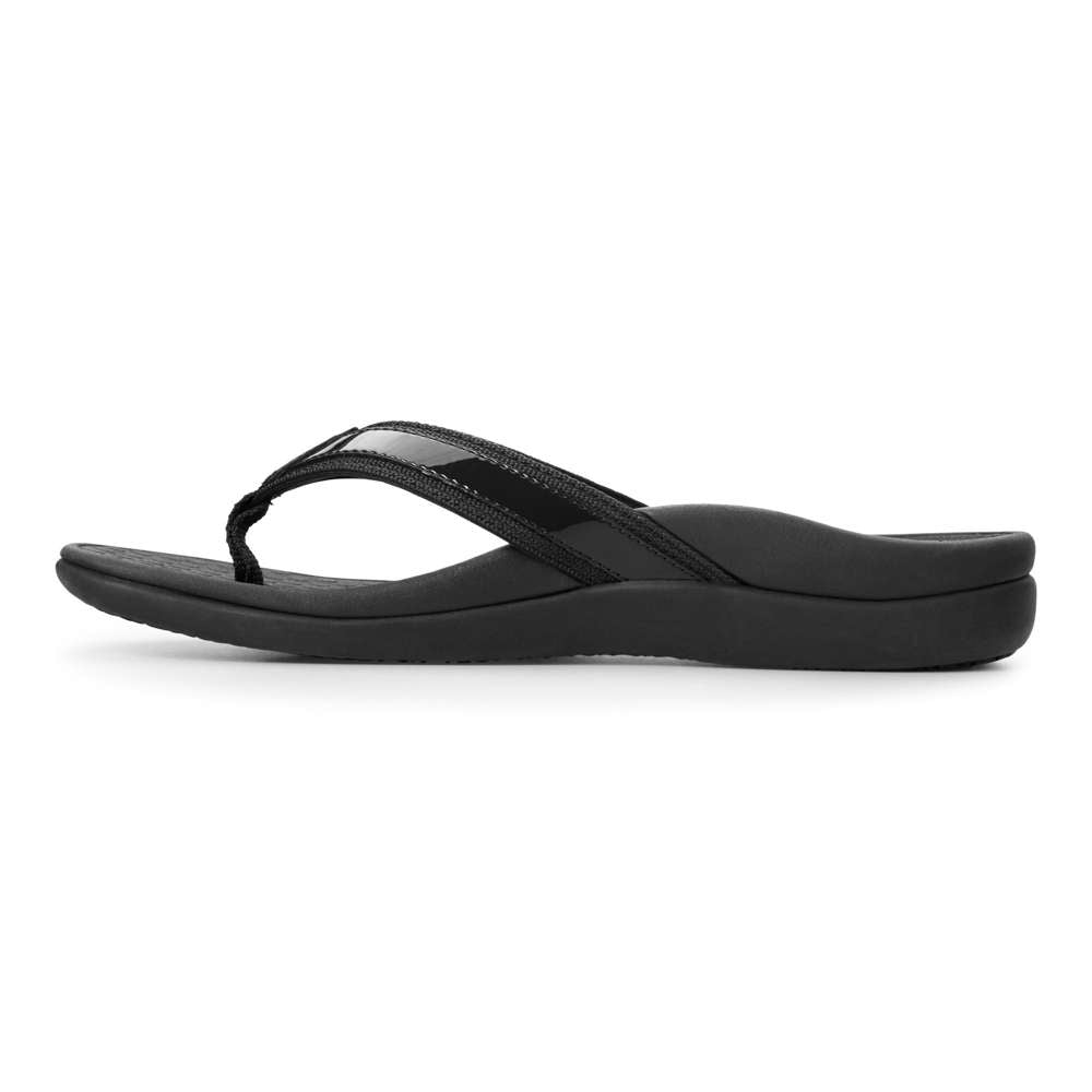 Islander Toe Post Sandal Black – Vionic Shoes