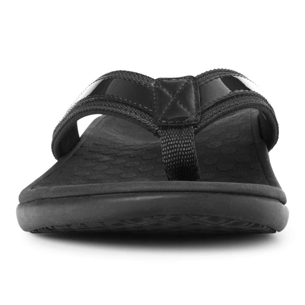 Islander Toe Post Sandal Black – Vionic Shoes