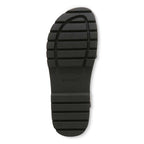 Jamie Flatform Lug Sandal - Black Leather