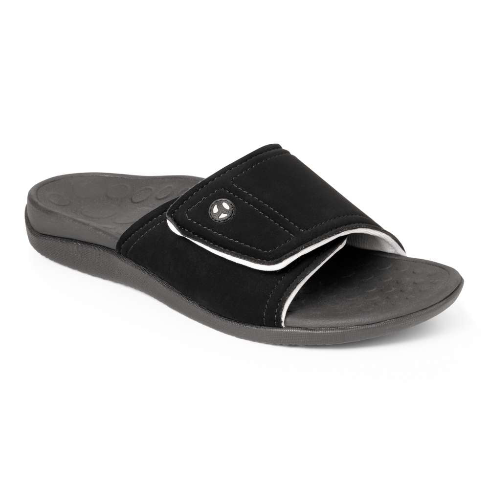 Kiwi Slide - Black – Vionic Shoes display picture 2