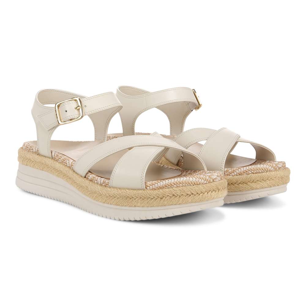 Mar Platform Sandal Cream Leather – Vionic Shoes
