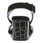 Paula Block Heel - Black/White