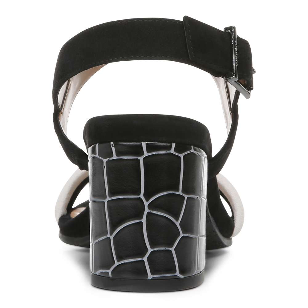 Paula Block Heel - Black/White