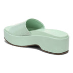 Trista Flatform Slide - Menta Patent