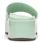 Trista Flatform Slide - Menta Patent