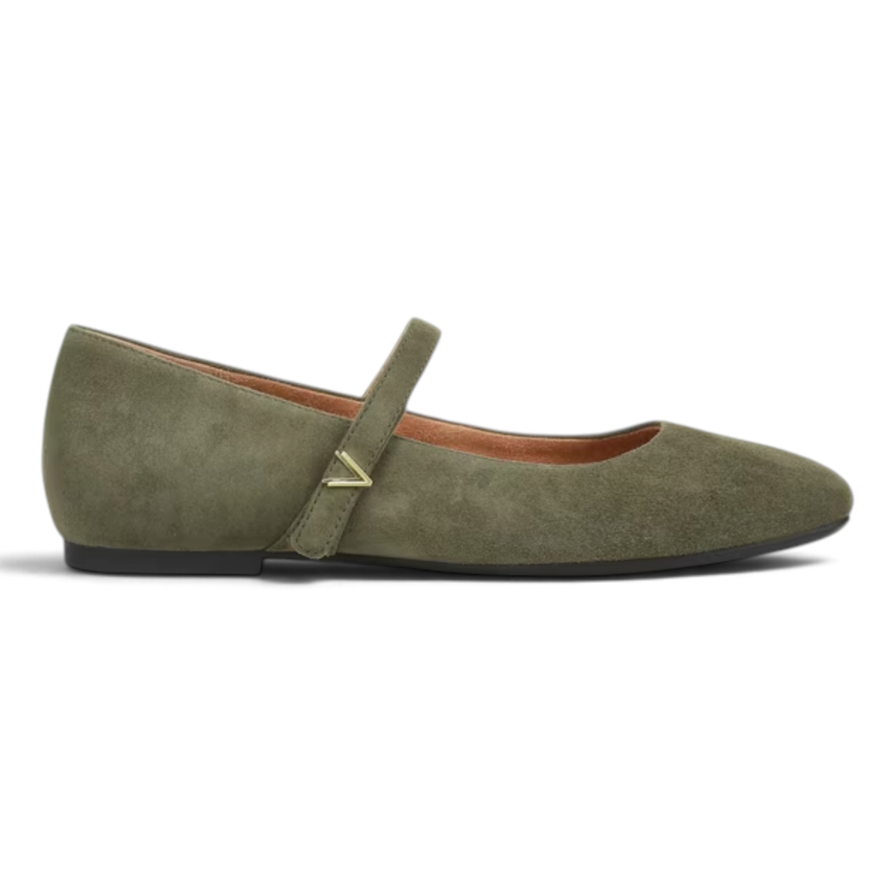 Alameda Mary-Jane Flat - Olive