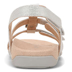 Amber Adjustable Sandal - Silver Metallic