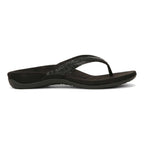 Dillon Shine Toe Post Sandal - Black