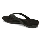 Dillon Shine Toe Post Sandal - Black