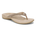 Dillon Shine Toe Post Sandal - Champagne