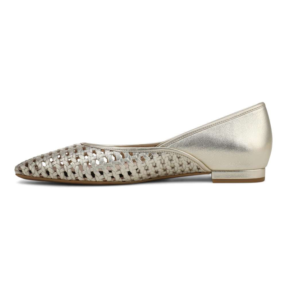 Gracia Woven Flat - Gold