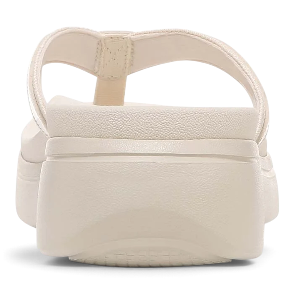 High Tide II Platform Sandal - White/Cream