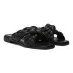 Kalina Slide - Black Nappa