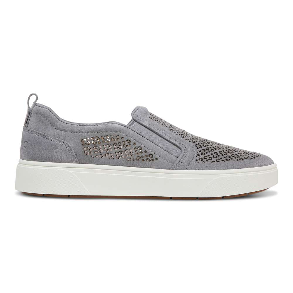 Kimmie Perf Slip-On Casual Sneaker - Slate