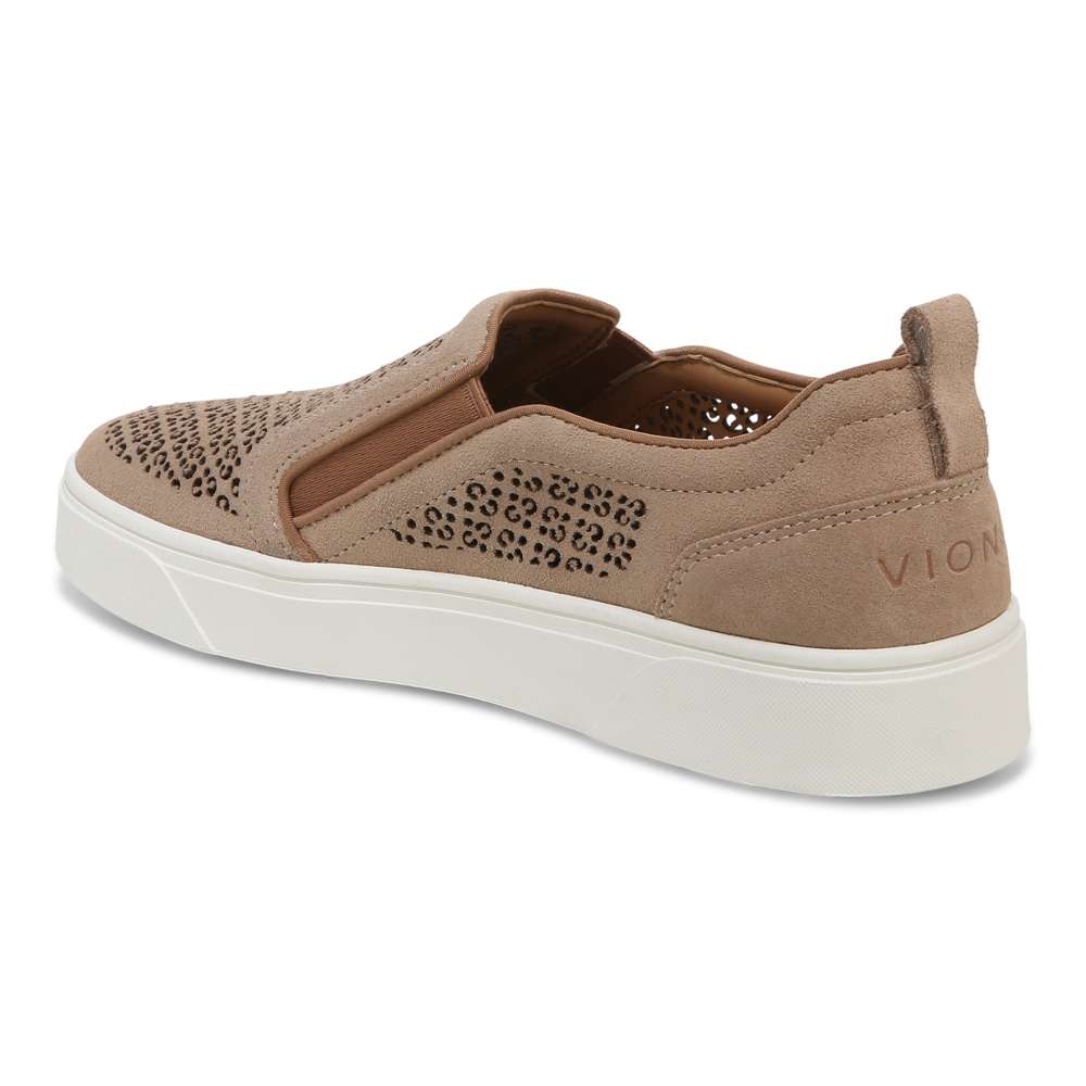 Kimmie Perf Slip-On Casual Sneaker - Wheat